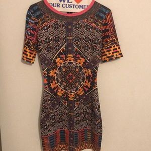 Darah Dahl bodycon mini dress